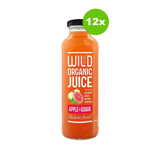 Wild One Organic Apple & Guava Juice 12 x 360ml