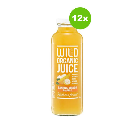 Wild One Organic Banana Mango Apple Juice 12 x 360ml