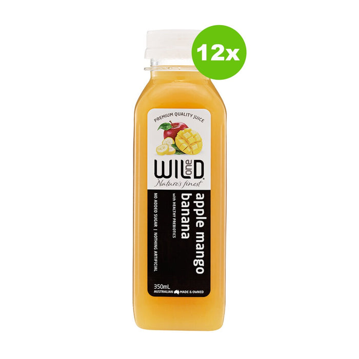 Wild One Premium Juice - Apple Mango Banana 12 x 350ml