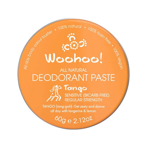 Woohoo Deodorant Paste Tango (Sensitive Bicarb Free) Tin 60g