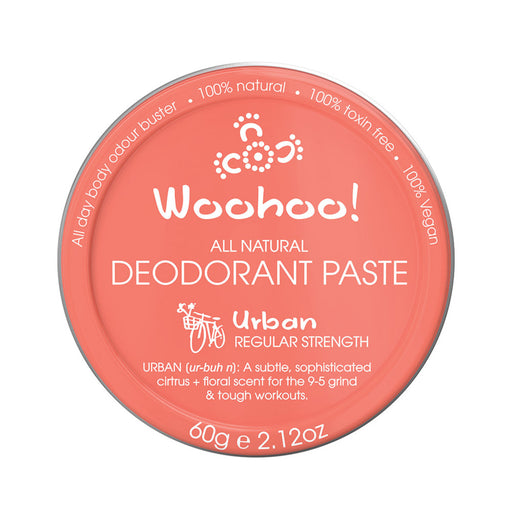 WOOHOO BODY Urban Deodorant Paste (Regular Strength)