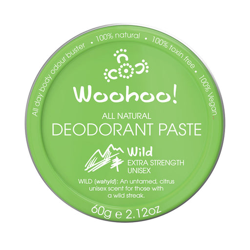WOOHOO BODY Deodorant Paste Wild (Extra Strength)