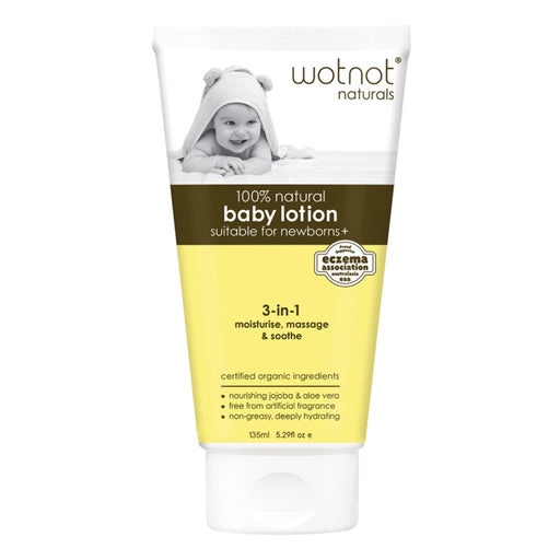 Wotnot 100% Natural Baby Lotion (3-in-1) 135ml