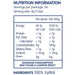 NATURALLY SWEET Xylitol 225g Nutritional Information