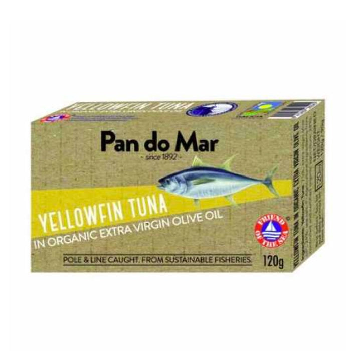 PAN DO MAR Tuna in Organic Olive Oil 120g