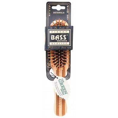 BASS BRUSHES Bamboo Wood Hair Brush Professional Style 1