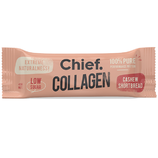 Chief Collagen Protein Bar - 12 Pack Cashew Shortbread