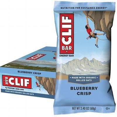 CLIF - Organic Energy Bar - Blueberry Crisp - Box of 12