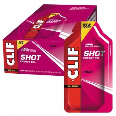 CLIF - Organic Energy Shot Gel Razz - Box of 24