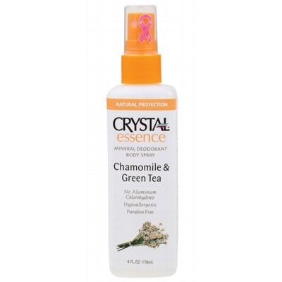 CRYSTAL ESSENCE Deodorant Spray Chamomile & Green Tea 118ml