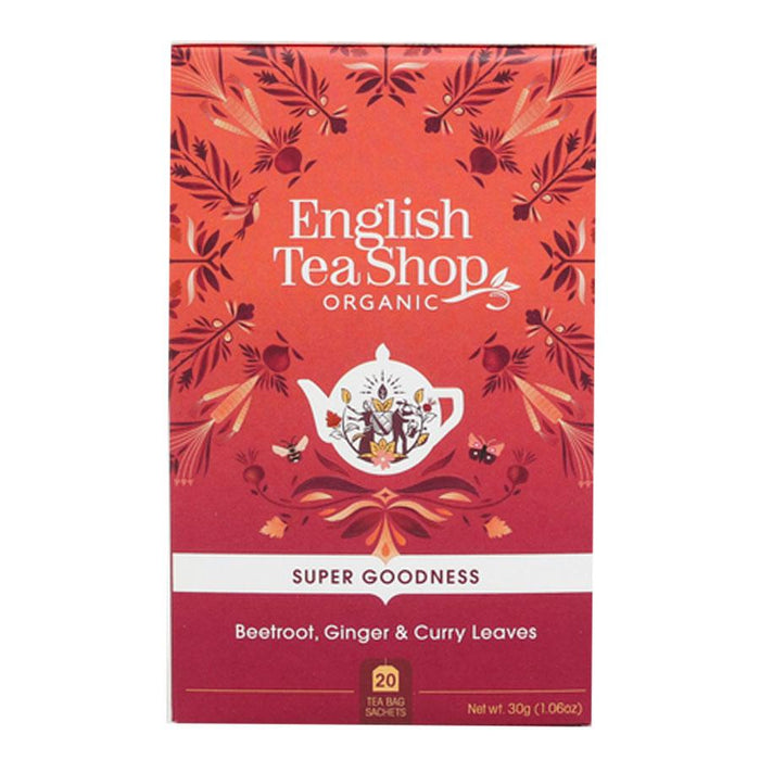 English Tea Shop Organic Beetroot, Ginger & Curry Leaves Teabags
