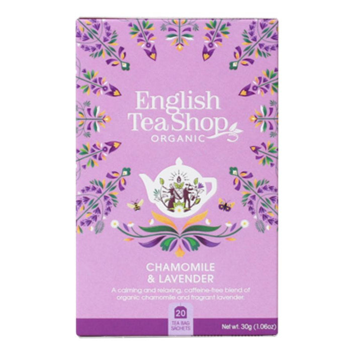 English Tea Shop Organic Chamomile Lavender Teabags