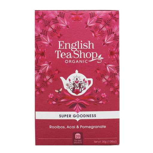 English Tea Shop Organic Rooibos, Acai & Pomegranate Teabags