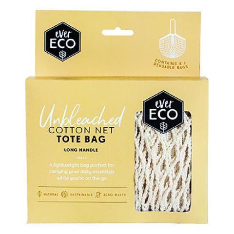 EVER ECO Tote Bag Cotton Net - Long Handle - 1
