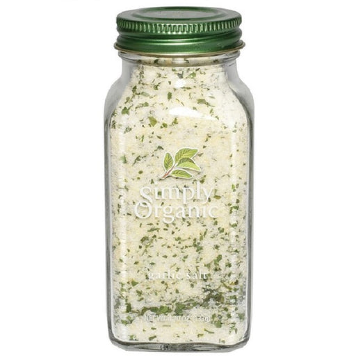 Simply Organic Garlic Salt Large Glass