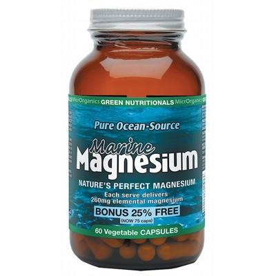 GREEN NUTRITIONALS Marine Magnesium 60 VegeCaps (260mg)