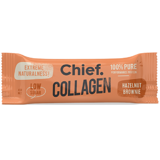 Chief Collagen Protein Bar - 12 Pack Hazelnut Brownie