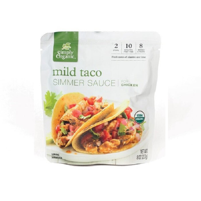 Simply Organic Mild Taco Simmer Sauce 