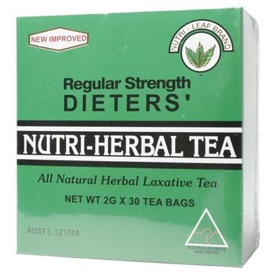NUTRI-LEAF Herbal Tea Bags Dieter’s Tea - Regular 30