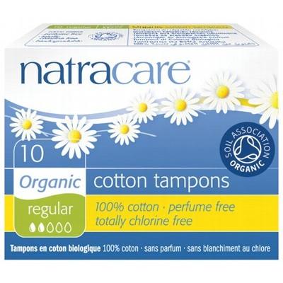 NATRACARE Organic Regular Tampons (Non-Applicator) 10 pcs