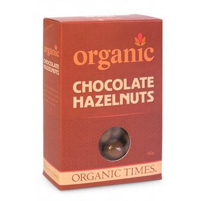 ORGANIC TIMES - Organic Milk Chocolate Hazelnuts 150g
