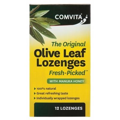 COMVITA Olive Leaf Extract Lozenges With Manuka Honey 12