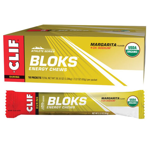 CLIF BLOK ENERGY CHEWS Margarita (150mg Sodium) Box