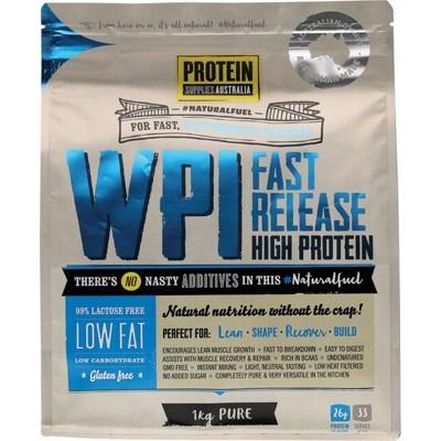 PROTEIN SUPPLIES AUST. WPI (Whey Protein Isolate) Pure 1kg