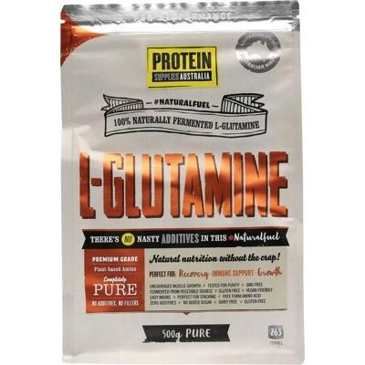 PROTEIN SUPPLIES AUST. L-Glutamine (Plant-based) Pure 500g