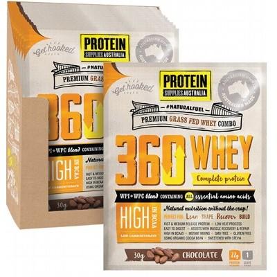 PROTEIN SUPPLIES AUST. 360Whey (WPI+WPC Combo) Chocolate 30g