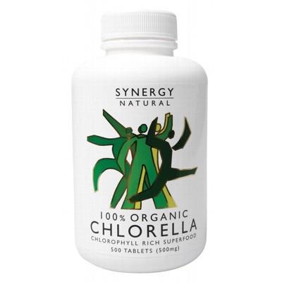 SYNERGY ORGANIC - Organic Chlorella 500 Tablets (500mg)