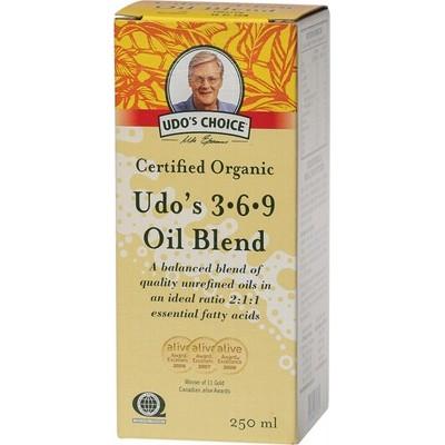 UDO'S CHOICE - Organic Omega Oil 3.6.9 Oil Blend - 250ml